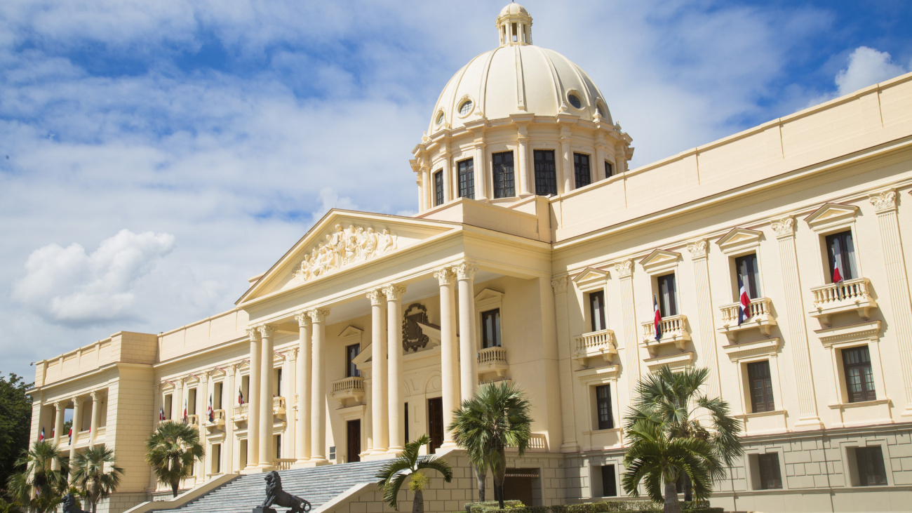 Fotografía Facha de el Palacio Nacional de la República Dominicana