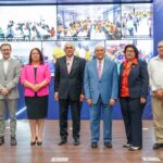 Autoridades del INFOTEP y otras organizaciones, tras el lanzamiento de la oferta formativa 2025.. (LaSeguridadSocial.Do)