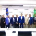 Fotografía de autoridades de SENASA y de ANDECLIP. (LaSeguridadSocial.Do)