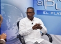 Dr. Agustín Burgos durante su comparencencia en el programa. (LaSeguridadSocial.Do)