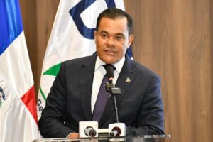 Elíaz Báez mientras rinde cuentas de avances y logros al frente de la DIDA (LaSeguridadSocial.Do)