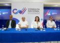 Rafael Santos Badía, Maira Morla, Ayacx Mercedes y Fahd Yamani Jacobo (LaSeguridadSocial.Do)