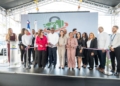 Agustín Burgos, director del IDOPPRIL, hace el corte de cinta y eja inaugurada las instalaciones de la sede Mao de la institución. (LaSeguridadSocial.Do)