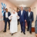 El presidente Luis Abinader recorrió las instalaciones del Hogar de Ancianos San Francisco de Asís junto a la directora del centro, madre Eugenia López Rodríguez, y otras autoridad