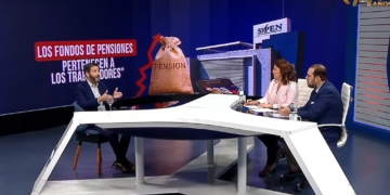 El superintendente de Pensiones, Francisco A. Torres, durante su participación en el programa La Mirada de RTVD. (Foto: SIPEN)