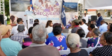 El director ejecutivo del SNS, doctor Julio Landrón, encabezó la jornada 621 de Chequéate RD en San José de Ocoa. | Foto: ENSaludDigital / SNS