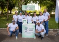 Voluntarios de Fundación LAM y Laboratorios LAM participaron en la Caminata Un Paso por la Salud Mental, celebrada el 4 de octubre de 2026 en el Parque Iberoamericano de Santo Domi